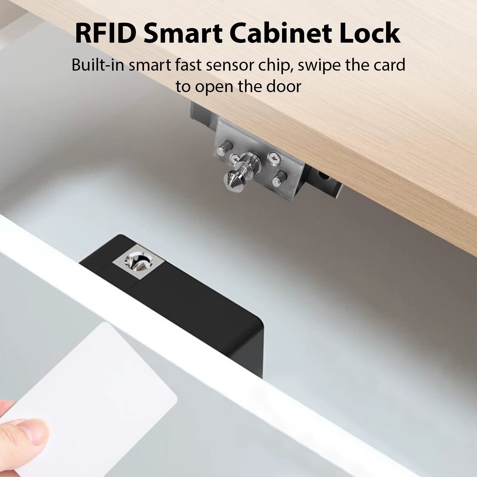 RFID Lock Smart Cabinet Lock Universal Invisible Keyless Lock Programmable RFID Lock Changing Cabinet Electronic Induction Lock