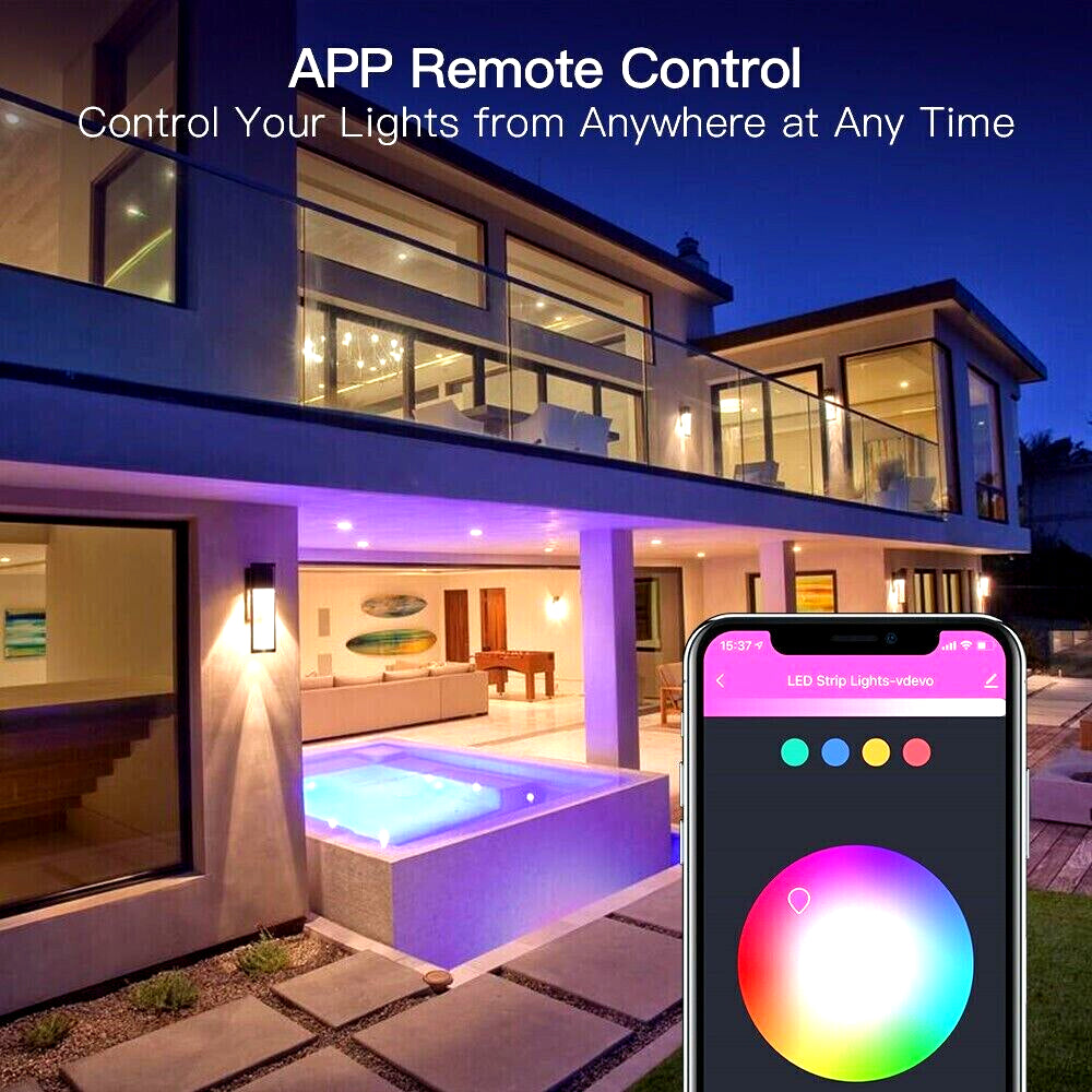 4 X COLOUR CHANGING LED SMART BULBS WIFI APP ALEXA AMAZON GOOGLE DIMMER TIMER